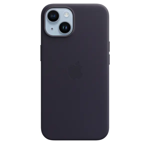 Apple iPhone 14 Leather Case MPP63Z Ink With MagSafe