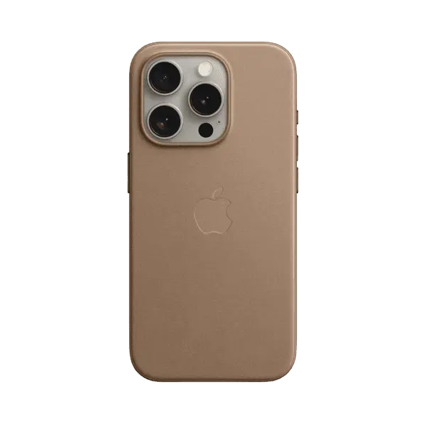 Apple iPhone 15 Pro Finewoven Case MT4J3ZM A Taupe With MagSafe