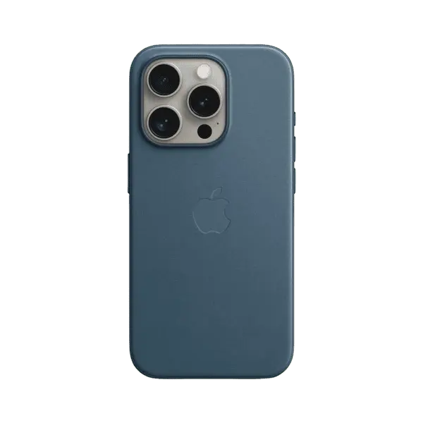 Apple iPhone 15 Pro Finewoven Case MT4Q3ZM A Pacific Blue With MagSafe