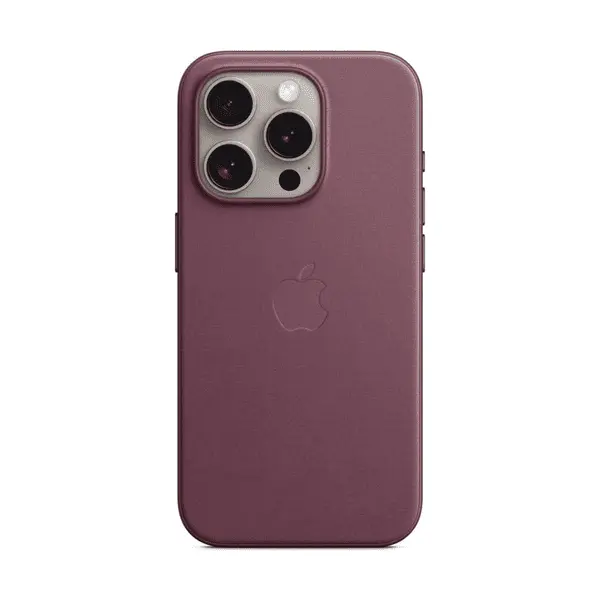 Apple iPhone 15 Pro Finewoven Case With MagSafe Mulberry