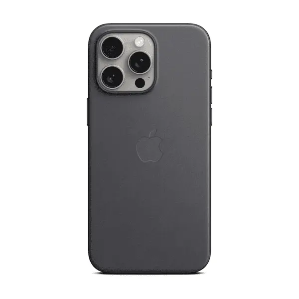 Apple iPhone 15 Pro Max Finewoven Case Black With MagSafe
