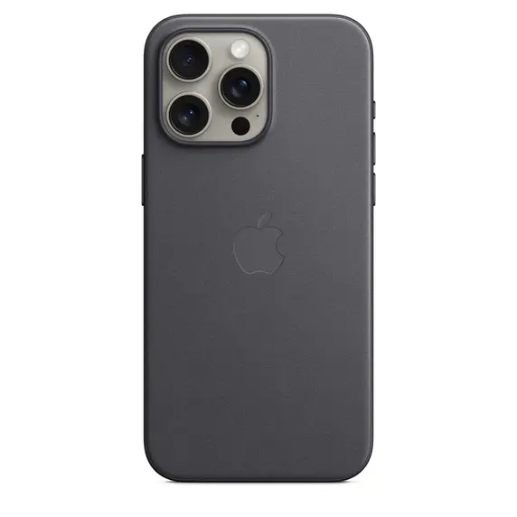 Apple iPhone 15 Pro Max Finewoven Case MT4V3ZM A Black With MagSafe