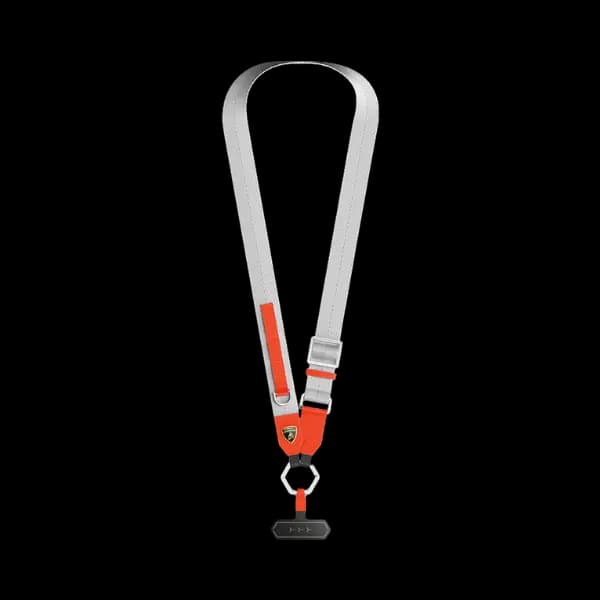 Automoili Lamborghini Mobile Lanyard Holder Orange