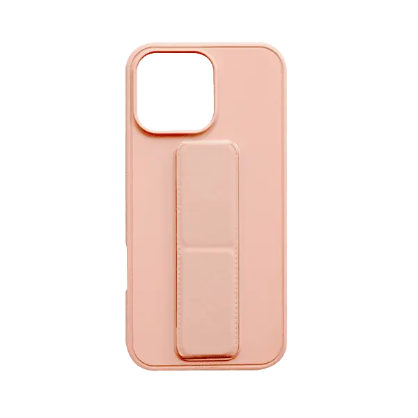 Back Cover Magnetic Grip Case For iPhone 16 Pink