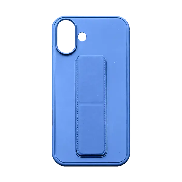 Back Cover Magnetic Grip Case For iPhone 16 Plus Blue