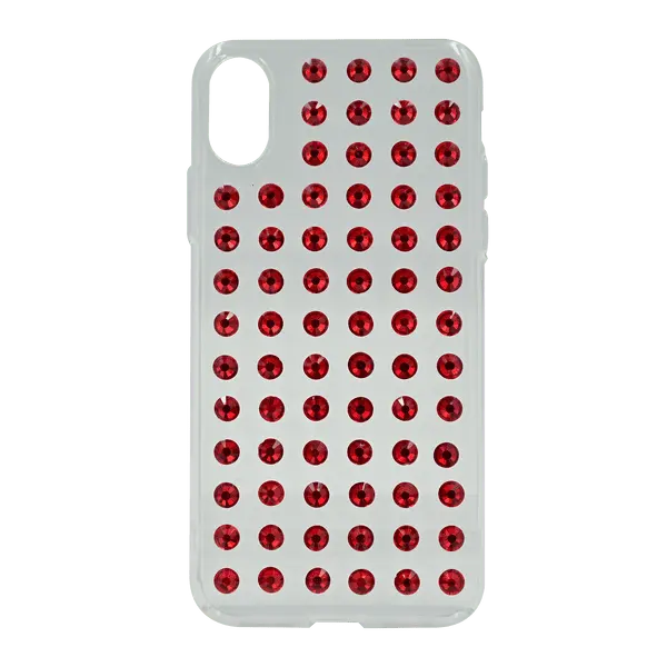 Bling Bally Crystal Big Stone Hard Cover iPhone X