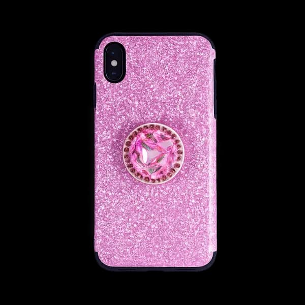 Bling Pop Socket Case Pink