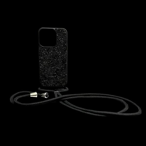 Bling World Rope Hard Cover iPhone 15 Pro Max Black