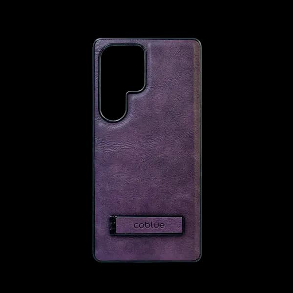 Coblue Purple Pu Leather Case