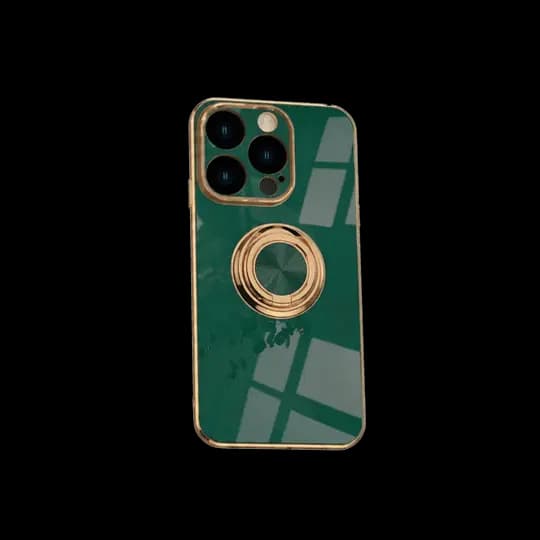 Dezoe Ring Design Case iPhone 15 Green