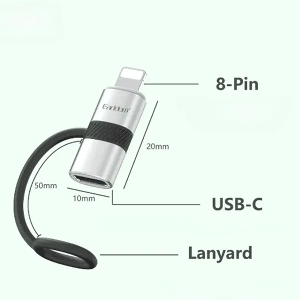 Earldom OT90L Type C To Lightning Adapter