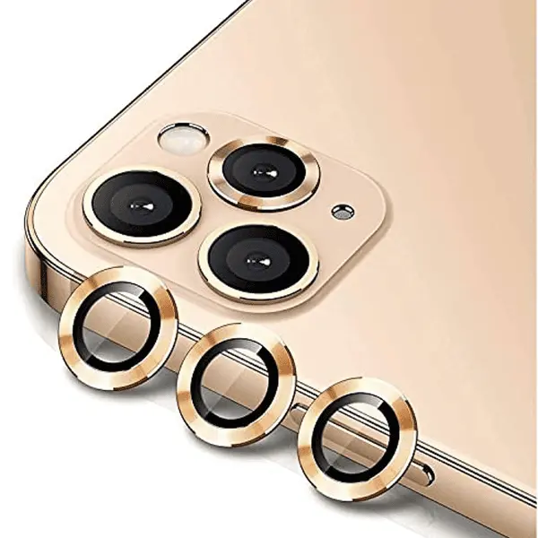 Green Anti Glare Camera Glass Protector For 12 12PRO Gold