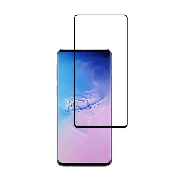 Green Tempered Glass Screen Protector Galaxy S10