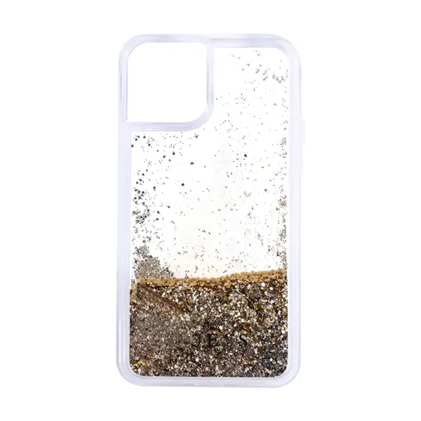 Guess Glitter Hc Hearts iPhone 11 Pro Gold