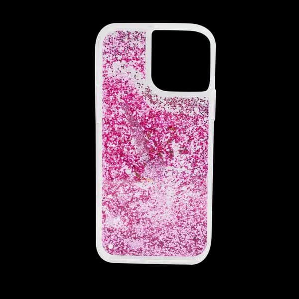 Guess Liquid Glitter Case 4G Electroplated Logo For