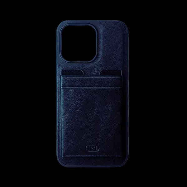 Hdd Wallet Hard Case For iPhone 14 Pro Max Blue