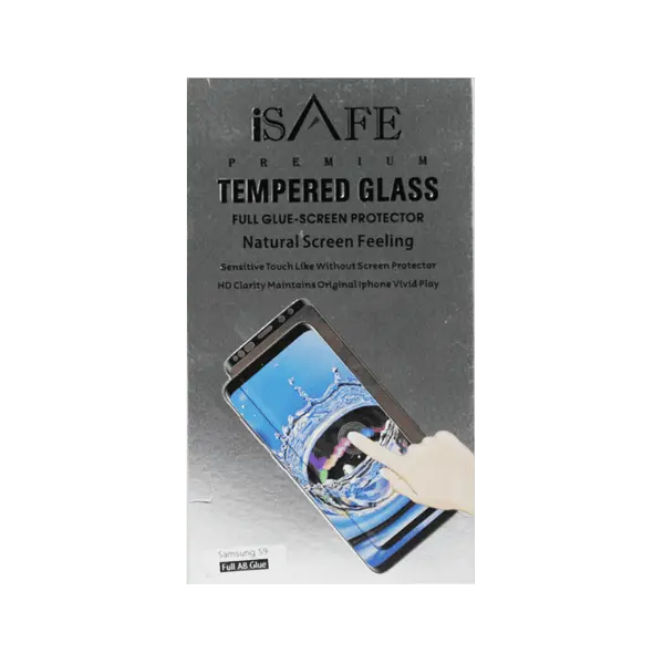 iSAFE HD Glass Screen Guard Full Glue Galaxy S9