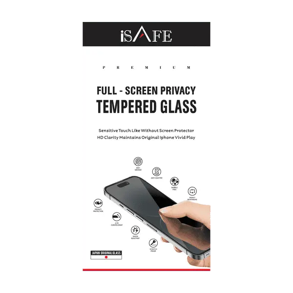 iSAFE HD Glass Screen Guard iPhone 11 Privacy