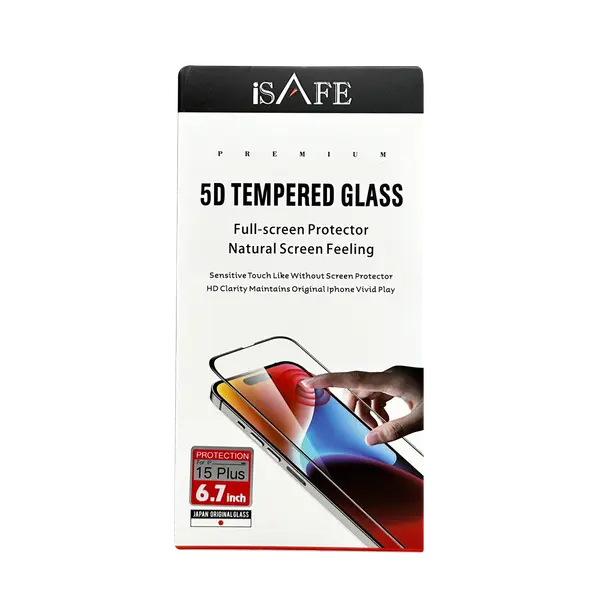 iSAFE HD Glass Screen Guard iPhone 15 Plus
