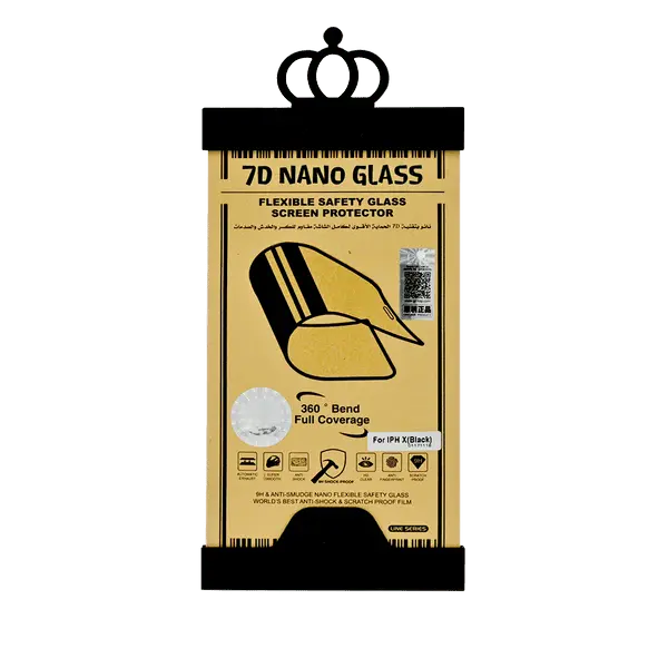Itop 7D Front Back Nano Glass Screen Guard Iphonex Black