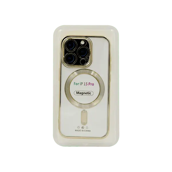 Jcase MagSafe Design Case iPhone 15 Pro Gold