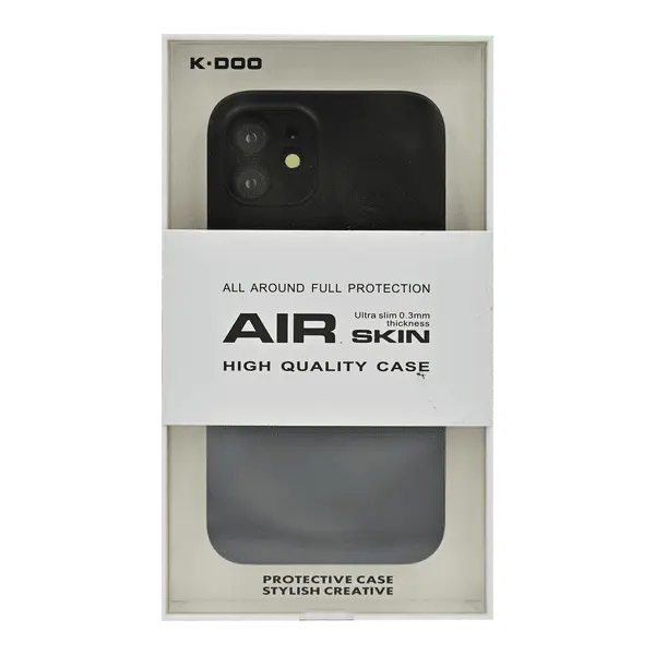 K Doo Air Skin Cases iPhone 12 Black