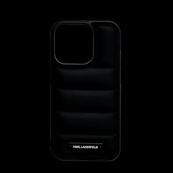 Karl Lagerfeld Nylon Puffy Case iPhone 15 Pro Black