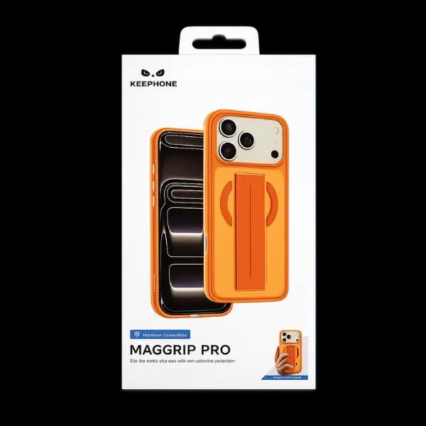 Keephone Maggrip Pro Case iPhone 17 Pro Max Cosmic Orange