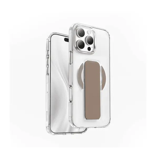 Keephone Magico Protective Ring Stand Case For iPhone 16 Pro Max Desert Titanium