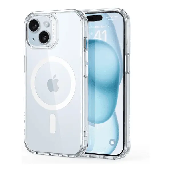 Keephone Magnetic Case 15 Plus Transparent
