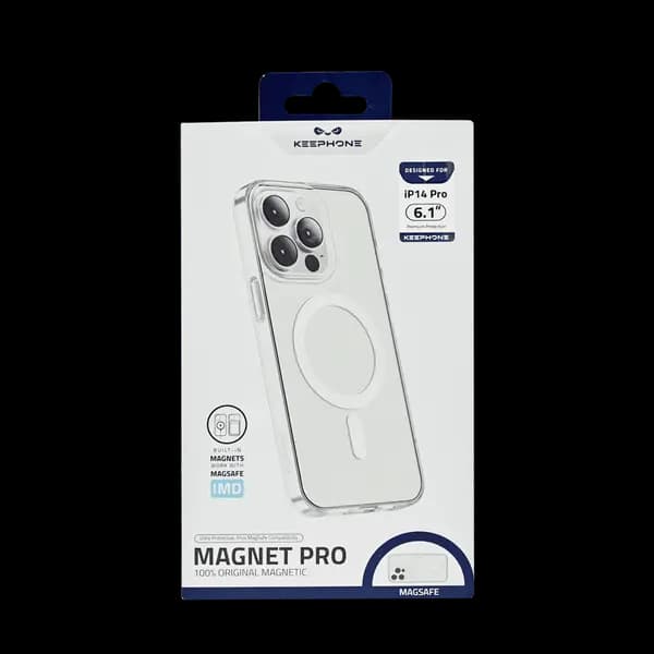Keephone Magnetic Case iPhone 14 Pro Transparent