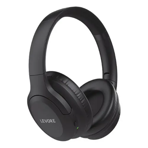 Levore Anc Wireless Over Ear Bluetooth Headphone Black LHB51