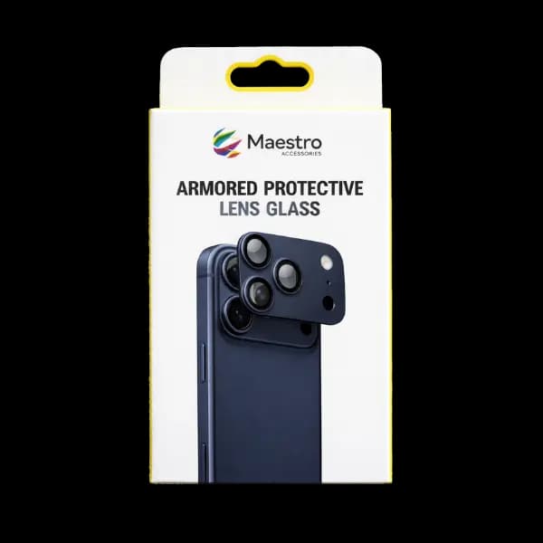 Maestro Armor Camera Glass Protector iPhone 17 Pro Max Blue