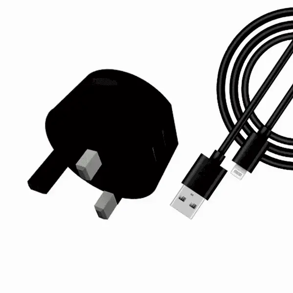 Mili Ranger Smart Charger + L Ightning Cable Black