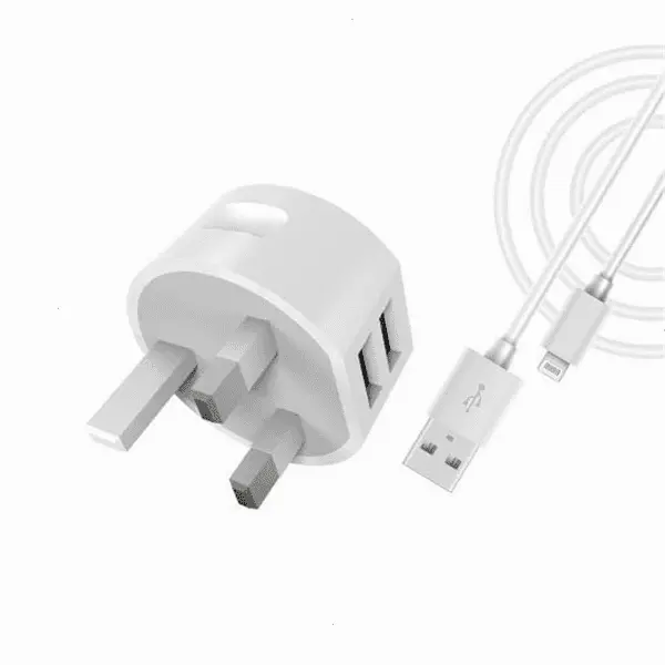 Mili Rnager Smart Charger + Lightning Cable White