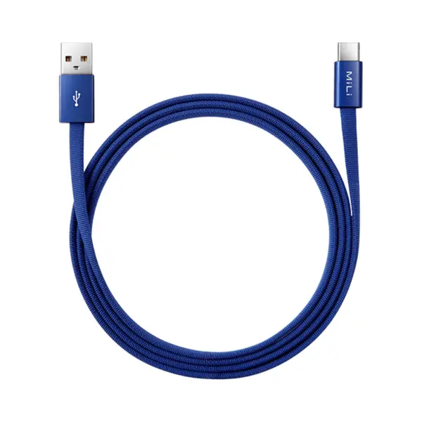 Mili Stylish Type C To USB Cable Blue 1 2 M