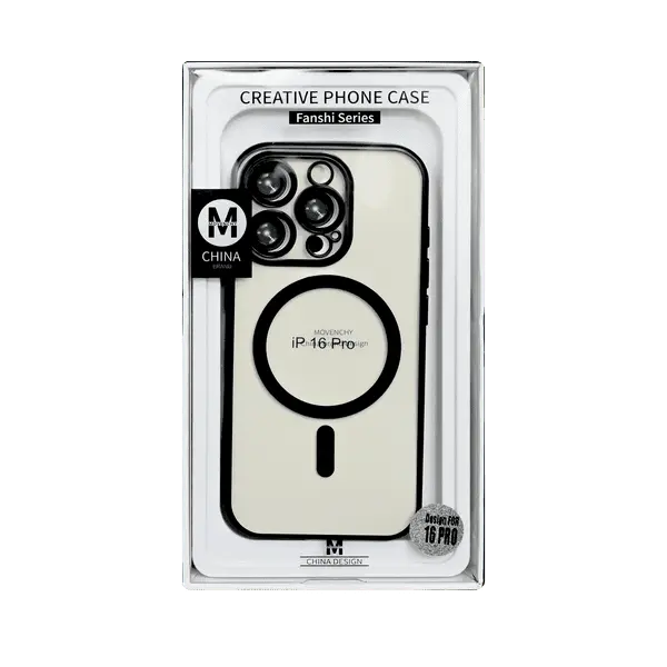Movenchy Tpu MagSafe Case iPhone 16 Pro Black
