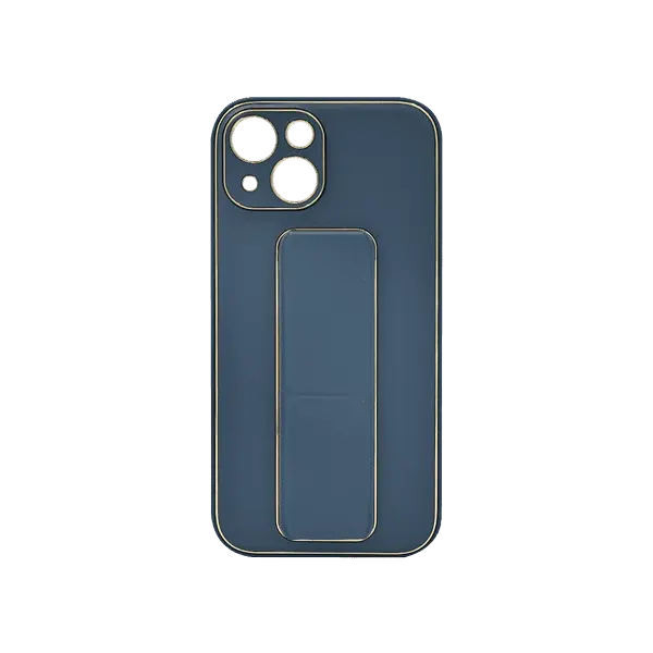 My Choice Leather Grip Cover iPhone 15 Blue