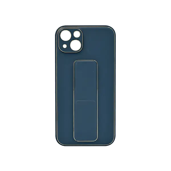 My Choice Leather Grip Cover iPhone 15 Plus Blue