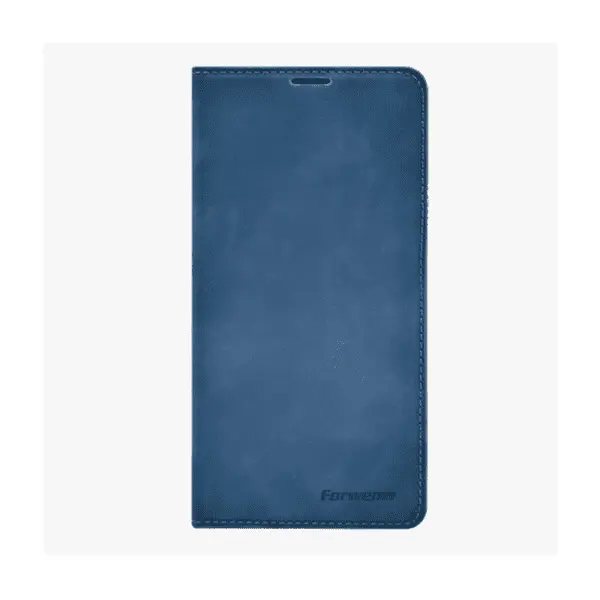 Nuoku Forenbw Bookcase For iPhone 13 Pro Blue
