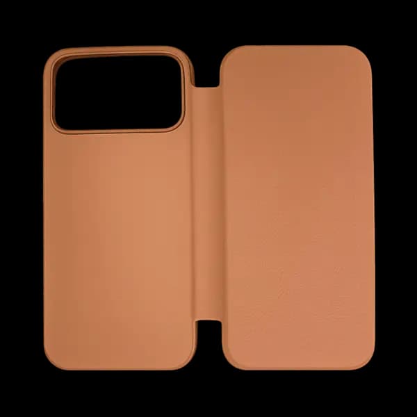 Piblue Cbs A43 Leather Flip Case iPhone 17 Pro Max Brown