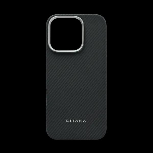 Pitaka Magez MagSafe Case 6 For iPhone 16 Pro 600D Black Grey Twill
