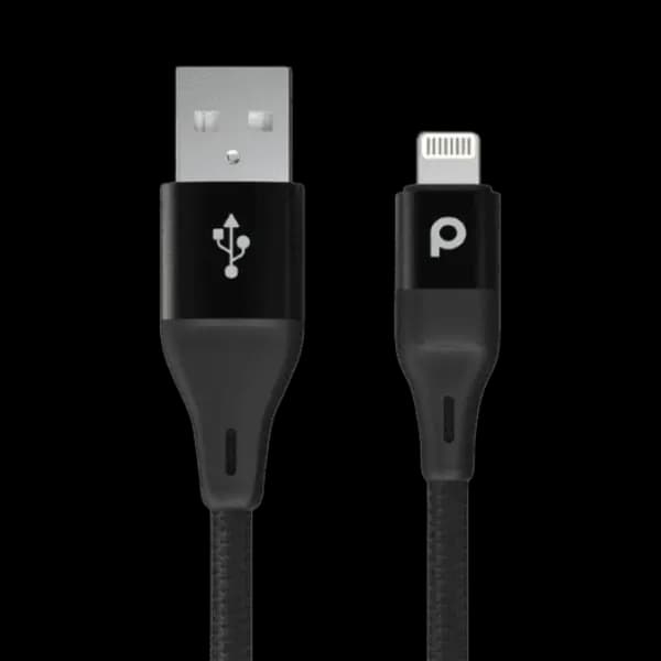 Porodo Metal Braided Lightning Cable 1 2 Meter