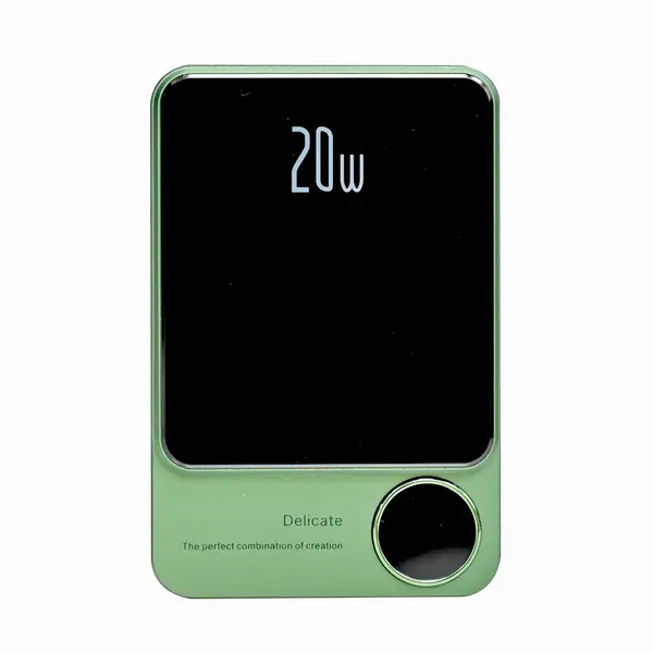 Q9 20W Magnet Wireless Wireless Power Bank Green