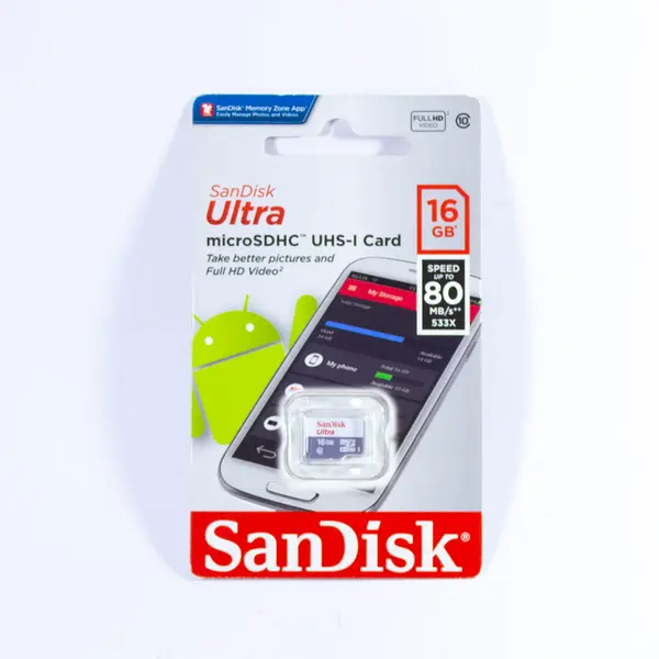 Sandisk Ultra Microsdhc Uhs L Card 16GB