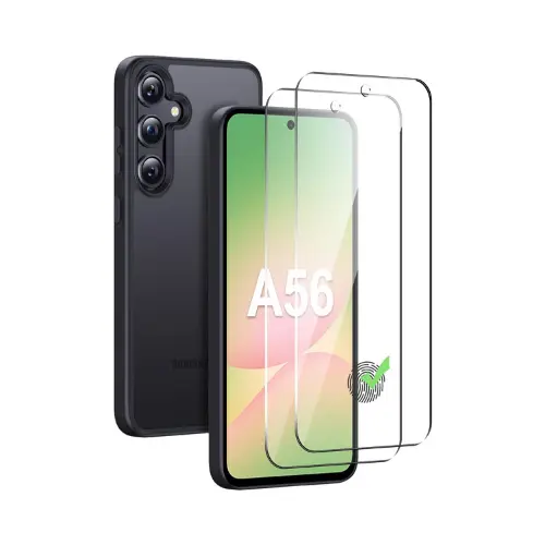 Tempered Glass Screen Protector For Samsung Galaxy A56 Clear 1 Pcs