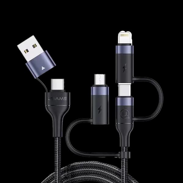 Usams SJ547 Charging Cable Usb+type C To Triple Head