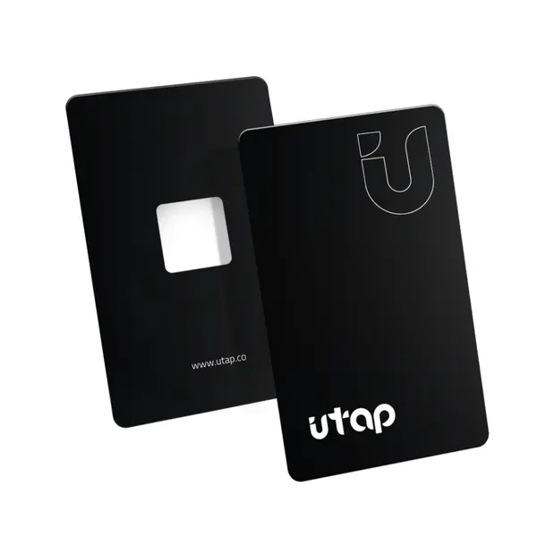Utap Pvc Card With NFC Chip Qr Code