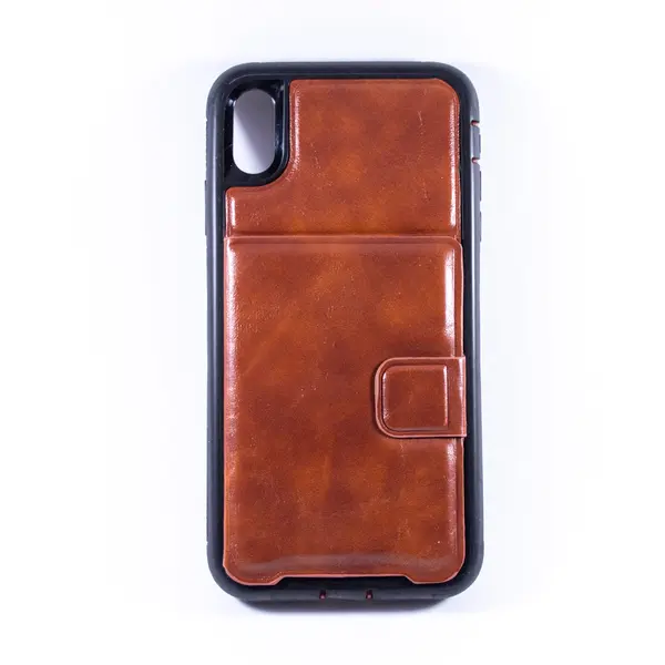Wallet Protection Case iPhone Xs Max Brown