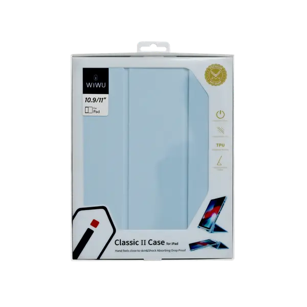 Wiwu Classic Ii Leather Case iPad 10 9 11 Light Blue